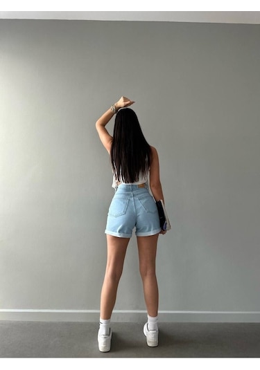 Viking'S Line Mom Denim Şort