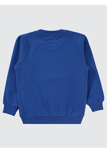 Ben10 Erkek Çocuk Sweatshirt 2-5 Yaş Saks Saks Mavisi