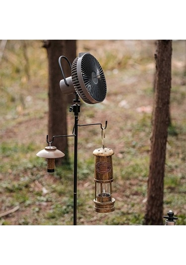 Bloomnest Kamp Lambası Direği - Çıkarılabilir Standı - Hafif Taşınabilir Kamp Feneri - 4 Bölüm - Kancalı - Kamp İçin Uygun Asorti Çok Renkli