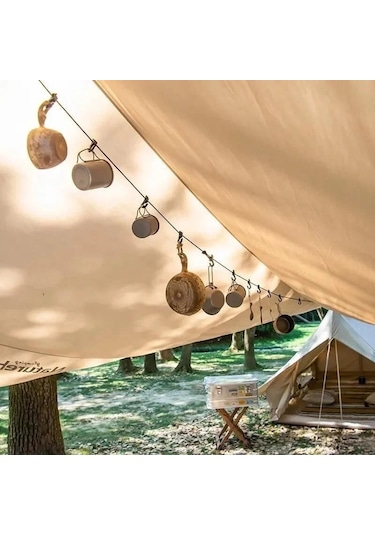 Naturehike Çok Fonksiyonlu Kancalı Asma İğ 4.3 Mt Siyah