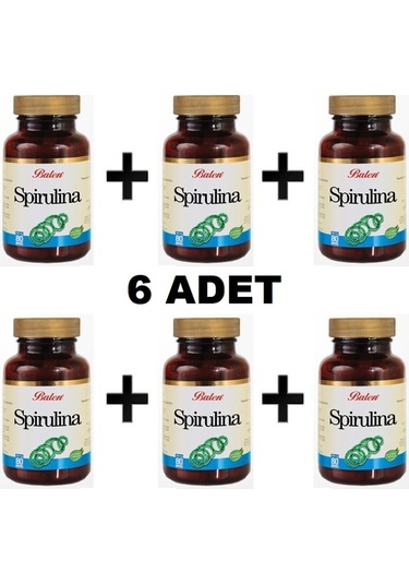 Balen Spirulina 375 MG 80 Kapsül 6 Adet
