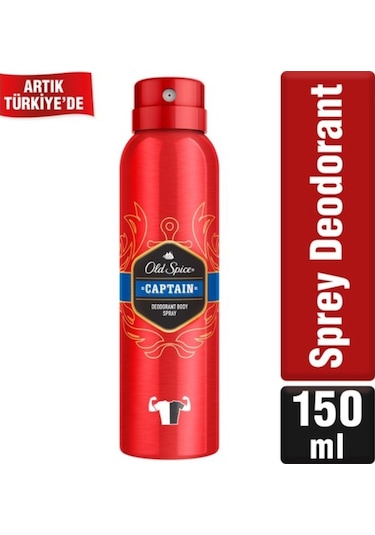 Old Spice Captain Deodorant Sprey 150 ML x 2