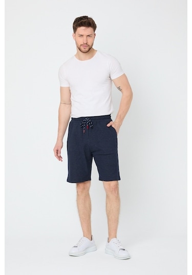 MMetalic Erkek Siyah Regular Fit Şort & Bermuda