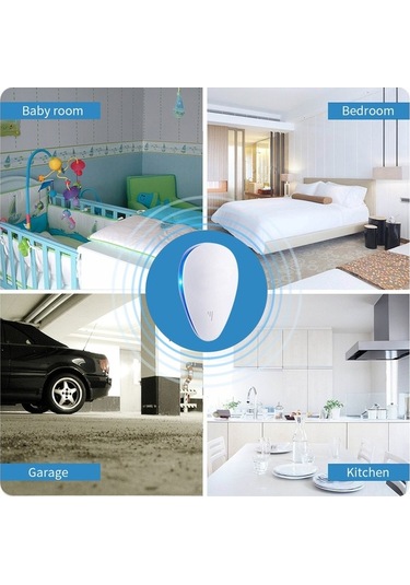 Fortunelane 2 Adet Ultrasonik Sürükleyici, Fare, Mus Engeli, 24-64 Khz, Ab Materyal, Avrupa Standartı