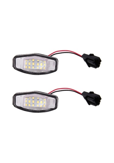 Sones Adet Dc 12v 2w 120lm 6000k Led Plaka Işığı 18-smd Vıı4/5d 01-05, Vııı 06-17, Şehir 4d 03-09, Lengend 99-04