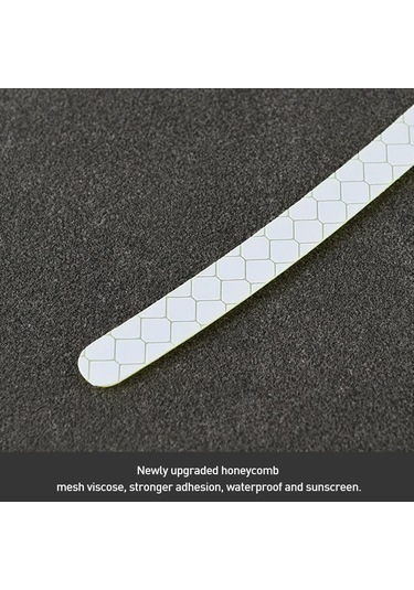 Yeşil Evrensel Araba Yansıtıcı Bant Uyarı Işareti Yansıtıcı Açık Uyarı Şerit Aksesuarları Bmw Için Dış Araba Kapı Çıkartmalar