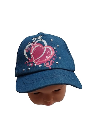 Akal Şapka Kalpli Mavi