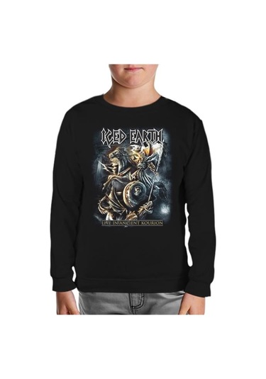 Iced Earth - Live In Ancient Kourion Siyah Çocuk Sweatshirt Siyah