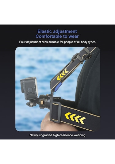 Puluz Manyetik Hızlı Açılan Göğüs Kemeri Emniyet Kemeri Siyah