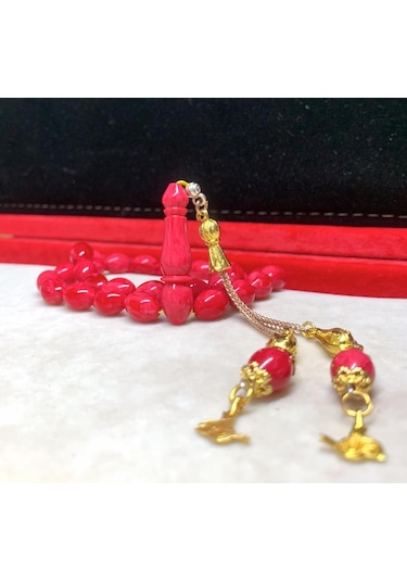 Pembe Orijinal Beyzi Model Katalin Tesbih