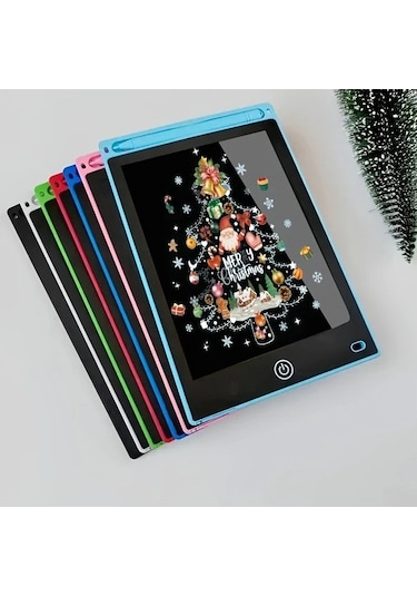 Trendooze Gaojunshop01 Mavi Lcd Çocuk Çizim Tableti, 3-10 Yaş Eğitici Hediye Açık Mavi