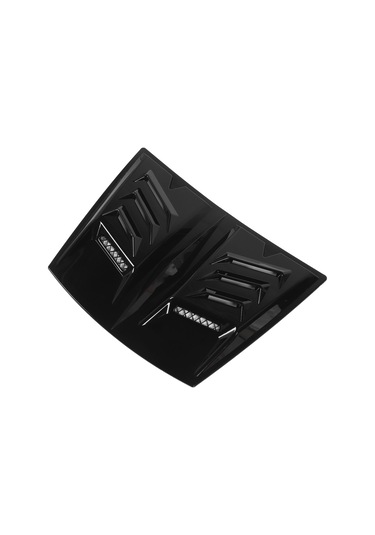 Lemestar Abs Motor Kaputu Havuzlu Vant Çaprazı - Bmw 1 Serisi E90/e91, Audi A3/a6, Benz W117 Uyumlu - Soğutma Artırıcı, Hava Direncini Azaltan, Parlak Siyah Dekoratif Kapak