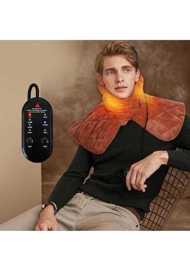 Pazly Boyun Ve Omuz Isıtma Açık Kahve - 1-3 Isı Seviyesi, 4 Zamanlı Otomatik Kapanış, Grafen Isıtma, Usb Şarj, Guangdong, Çin Açık Kahverengi