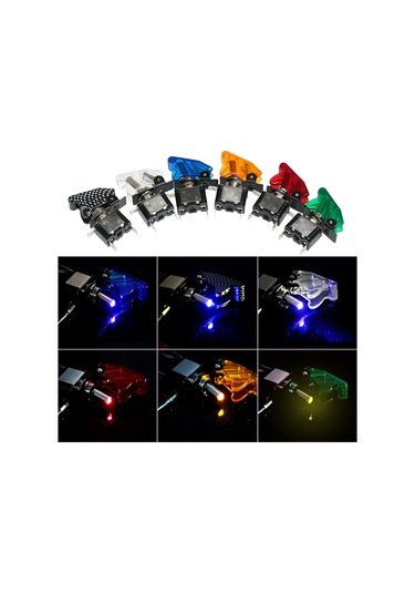 Yuntech01 12v 20a Yeşil Led Işıklı Araba Rocker Anahtarı - Yarış Araçları Ve Araç Aksesuarları Kontrolü