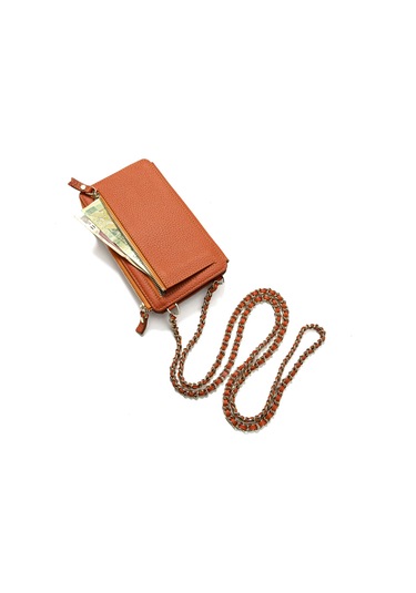 Orange Cüzdan & Kartlık Kadın Diğer 2807 Roncato Flother Skın Wallet Telephone Card Holder Orange Turuncu