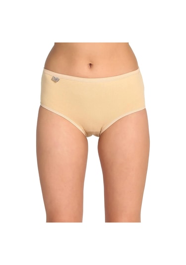 Tutku İç Giyim Kadın Likralı Bato Külot 6'lü Paket Ten