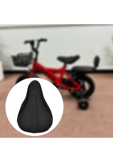 Suntek Çocuk Bisikleti Koltuk Minderi Örtüsü Bisiklet Sele Siyah