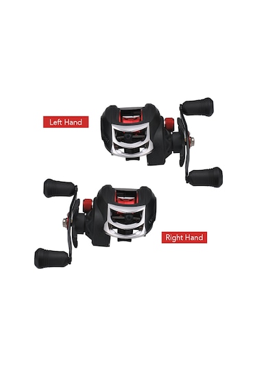 Tenfowee Lızard Sağ El Metal Olta Makarası: 17+1 Bilyeli, 7.2:1 Yüksek Hız Oranı İle Güçlü Av Deneyimi