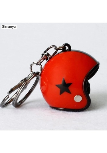 Stmanyayeni Erkekler Motosiklet Kaskı Anahtarlıkları, Parti Hediyesi Ve Aksesuarblack