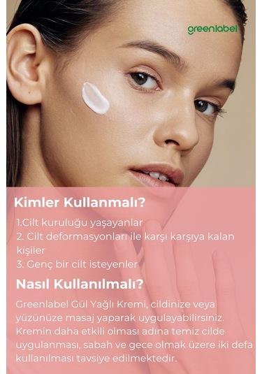 Greenlabel Gül Yağı Özlü Krem 30 ML