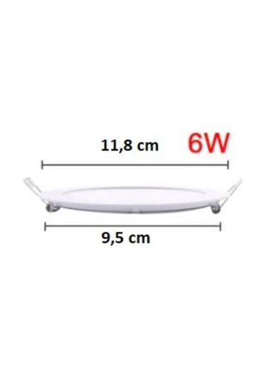 6 W 3 Inç Slim Led Alüminyum Panel Armatür Ct-5145 Kz Diğer