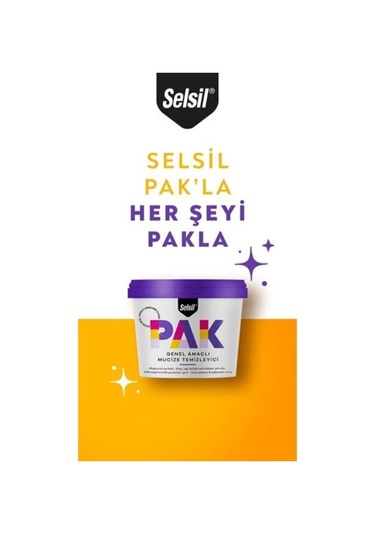 Selsil 500 Gram Pak Genel Temizleyici