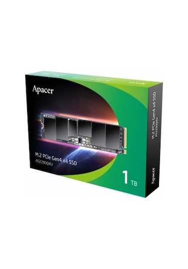 Apacer AP1TBAS2280Q4U-1 AS2280P4X-1 1 TB 7400-7000 Mb/S M.2 Pcıe Gen4x4 SSD