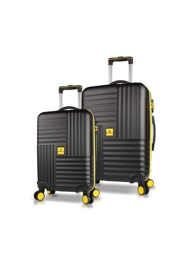 My Valice Puzzle Abs Kabin Ve Orta Boy Siyah 2'li Valiz Seti Siyah