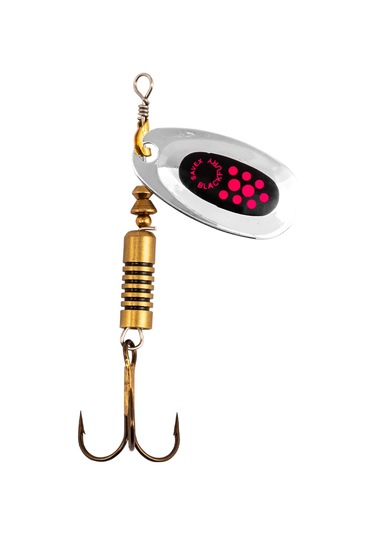 Alabalık Turna Döner Olta Kaşık - Black Fury - Pembe/gümüş - No:2