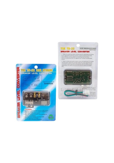 Magicvoice Ayarlı Oto Deck Anfi Çevirici Dönüştürücü 2-4 Kanal Anfi Bağlanabilir Mv-15911