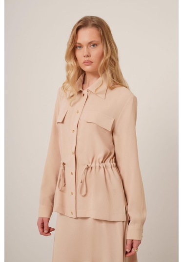 Ftz Women Kadın Melise Crep Takım Beige 31172 Beige