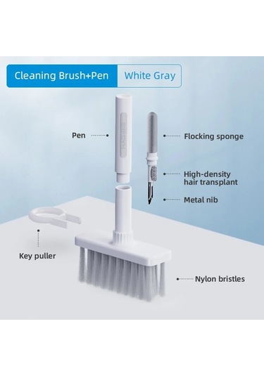 Vexor Klavye Ve Kulaklık Temizleyici Kit 5 İn 1 Diğer