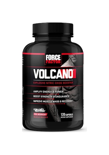 Force Factor Volcano Preworkout Nitric Oxide Booster For Men With