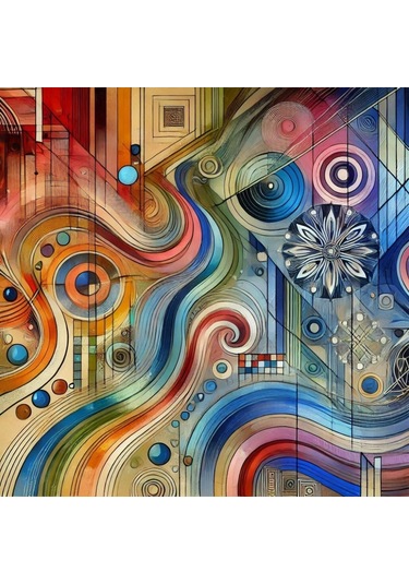 İskandinav Soyut Tablo Set Çerçevesiz 50x50cm Pvc Tablo 4'lü Set 024 Her Bir Tablo 50x50cm Büyüklüğündedir.