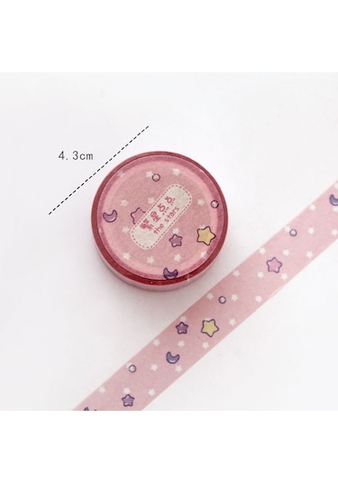 Cbtx 10 Rulo 8689 Cep Ve Kağıt Bant Dıy Günlüğü Dekorasyon Bandı Gökkuşağı Gökyüzü