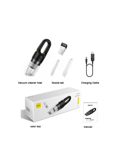 CBTxGlobal Suıtu St-6612c 5000pa 120w Kablosuz Araç Süpürgesi El Yüksek Güçlü Toz Emme Makinesi Mavi