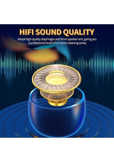 Qingmipy Siyah F9-5c Tws Bluetooth 5.0 Kulak İçi Kulaklık, Spor İçin Tasarlanmış, Akıllı Dokunmatik Kontrol, 1200mah Büyük Kapasiteli Şarj Kutusu İle 4-5 Saat Çalma Süresi