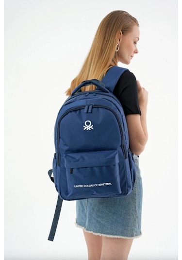 United Colors Of Benetton Unisex Sırt Çantası 20969 Lacivert