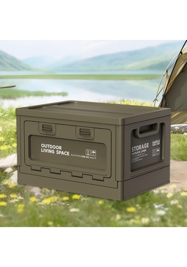 Suntek Katlanabilir Depolama Kutusu 27l Konteyner Kamp Yeşil