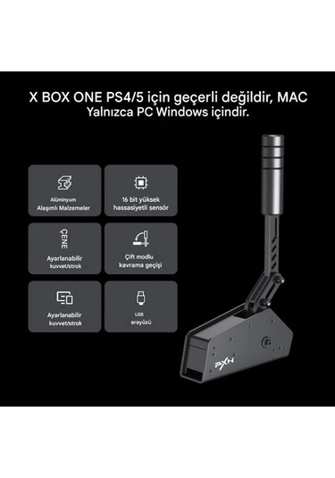 Hb S El Freni - 16bıt Hall Sensörlü Doğrusal Simülasyon El Freni