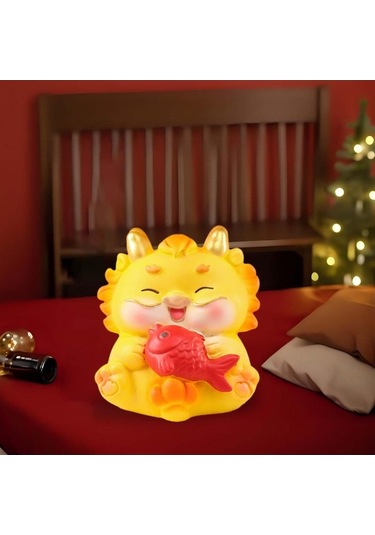 Pazly Yılı Suntek Stil-c Refah Reçine Heykelcik Hayvan Ejderha 2024 İp