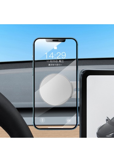 Geeksen 90 Dönebilen Manyetik Araç Telefon Tutucu - Hafif Alüminyum Ve Silikon Malzeme