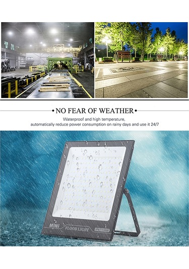 Cbtx Style-c 150w Projektör 6000-6500k Ip67 Su Geçirmez Dış Mekan Led Projektör