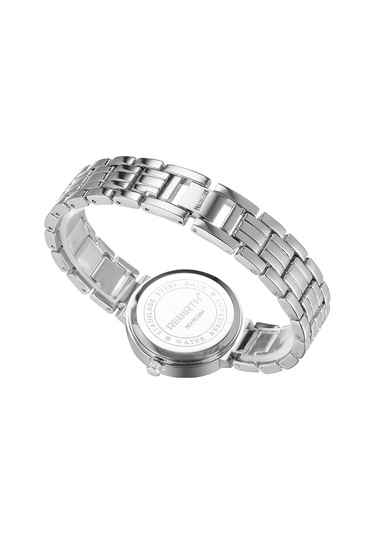 Samdoo Kadınlar İçin Yaşam Suya Dayanıklı Kuru Stili Ultra İnce Kasa Ve Paslanmaz Çelik Kayışlı Quartzluk Kol Saati Gümüş Silver