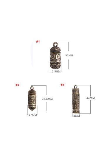 Açılabilir Anahtarlık Anma Hatıra Oyma Yazıtlar Seyahat Hap Kutusu İlaç Hap Kutusu Kolye Kolye Ucu Budist Kolye Ucu 1,