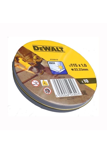 Dewalt Dt3506 115x1.0 Mm Inox Kesici Disk 10'lu