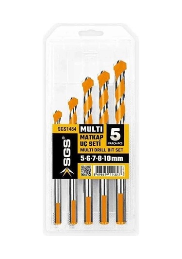 Mey İthalat Sgs 1484 Multi Matkap Ucu Seti 5 Parça
