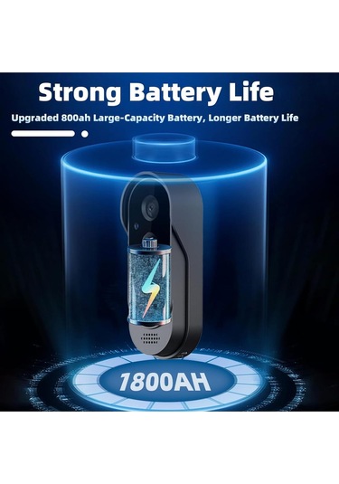 Video İnterkom Kapı Zili 120 Görüş Açılı Gece Görüşlü Sensörlü,kablosuz Giriş Güvenlik Kamerası