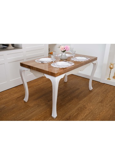 Finezza Mila Nakışlı Keten Efekt Kumaş Krem Pembe A.Servis 34x45 cm 4 Ad-1393 Krem