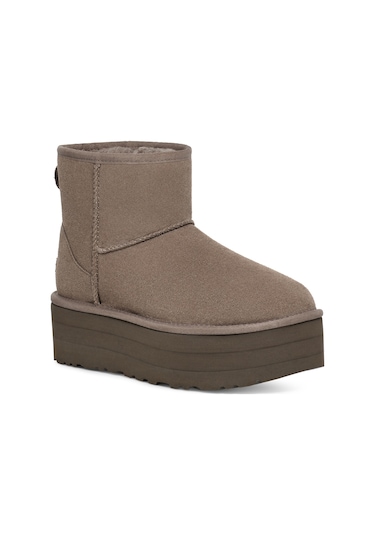 Bot Kadın 1134991 Ugg W Classıc Mını Platform Smoke Plume Gri